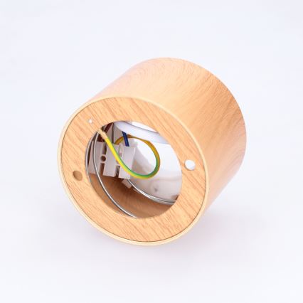 BRILAGI - Spotlight SMOOTH 1xGX53/15W/230V 60x82 mm oak finish