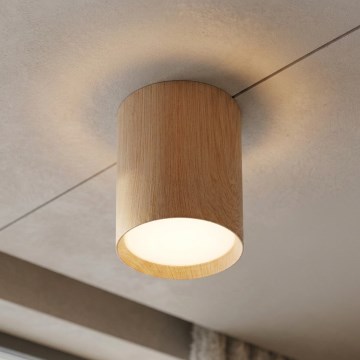 BRILAGI - Spotlight SMOOTH LONG 1xGX53/15W/230V 100x82 mm oak finish