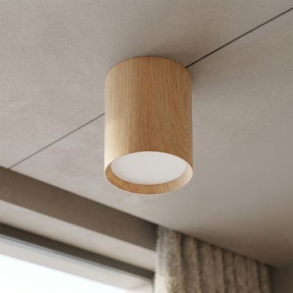 BRILAGI - Spotlight SMOOTH LONG 1xGX53/15W/230V 100x82 mm oak finish