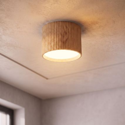 BRILAGI - Spotlight STRIPY 1xGX53/15W/230V 60x82 mm oak finish