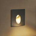 Brilagi - STAIRDOT LED/2W/230V Outdoor Recessed LED Fixture, Black, IP65, Square