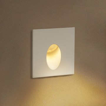 Brilagi - STAIRDOT LED/2W/230V Outdoor Recessed Light, White, IP65, Square