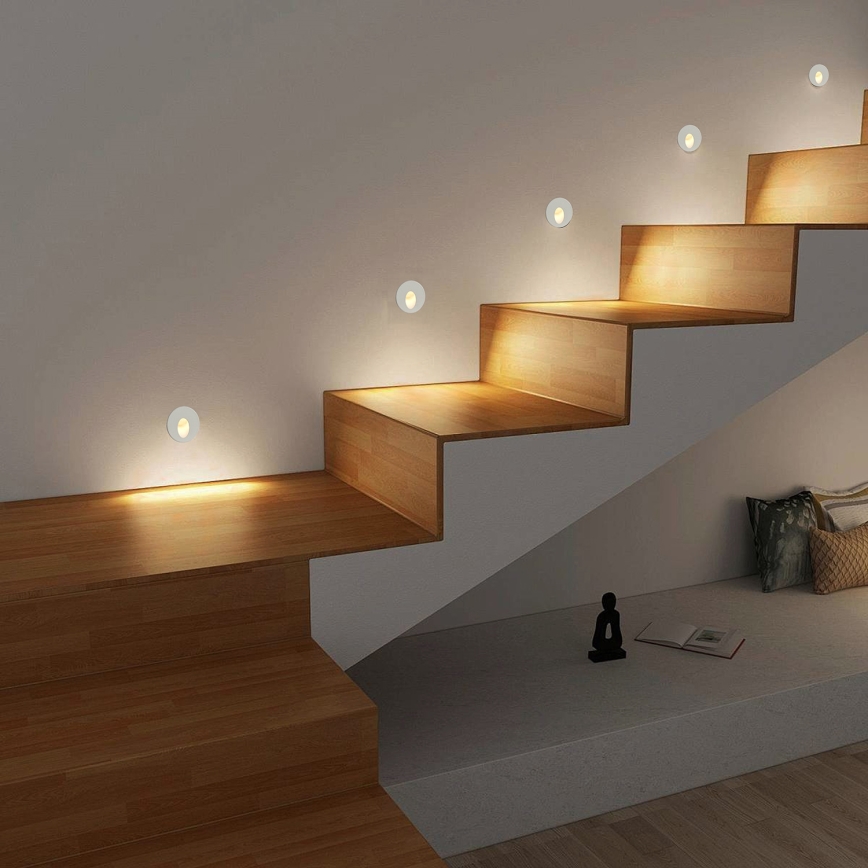 Brilagi - STAIRDOT LED Outdoor Recessed Light 2W/230V, White, IP65, Round