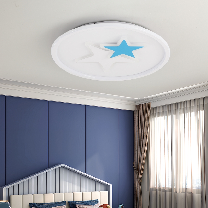 Brilagi - STARS Kids' LED Ceiling Light, 35W/230V, Ø 53 cm
