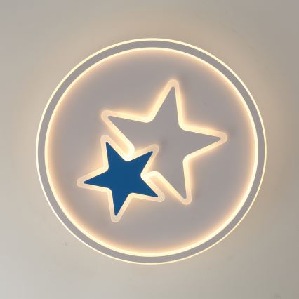 Brilagi - STARS Kids' LED Ceiling Light, 35W/230V, Ø 53 cm