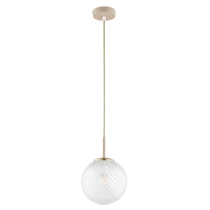 BRILAGI - STELLA cable pendant light 1xE27/60W/230V Ø 18 cm beige/gold