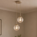 BRILAGI - STELLA Cable-Suspended Chandelier 2xE27/60W/230V Beige/Gold