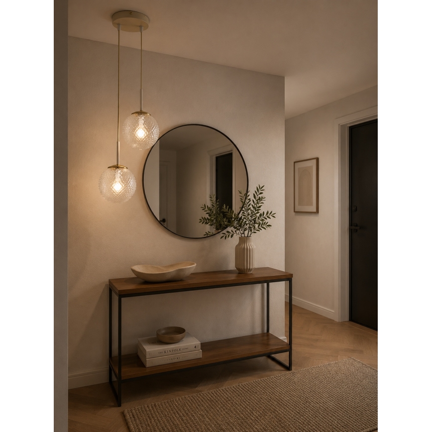 BRILAGI - STELLA Cable-Suspended Chandelier 2xE27/60W/230V Beige/Gold