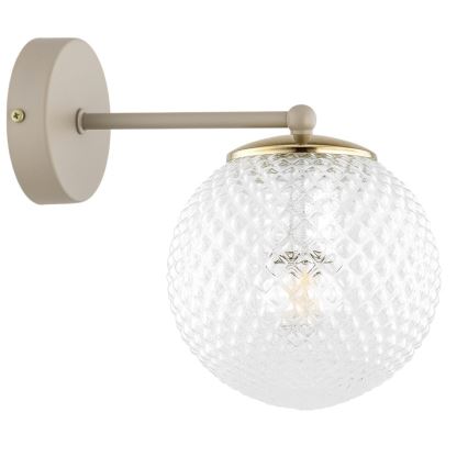 Brilagi - STELLA Wall Light 1xE27/60W/230V Beige/Gold
