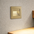 Brilagi - STEP LIGHT LED Stair Light LED/1.5W/230V IP44 Gold