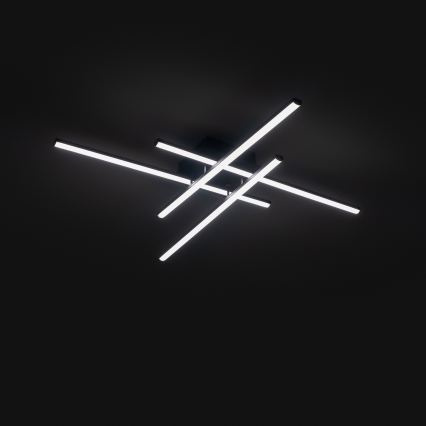 Brilagi - STRIPES LED Ceiling Light 37W/230V 68x68 cm Black