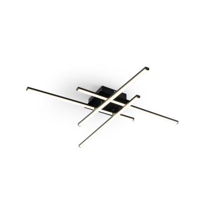 Brilagi - STRIPES LED Ceiling Light 37W/230V 68x68 cm Black