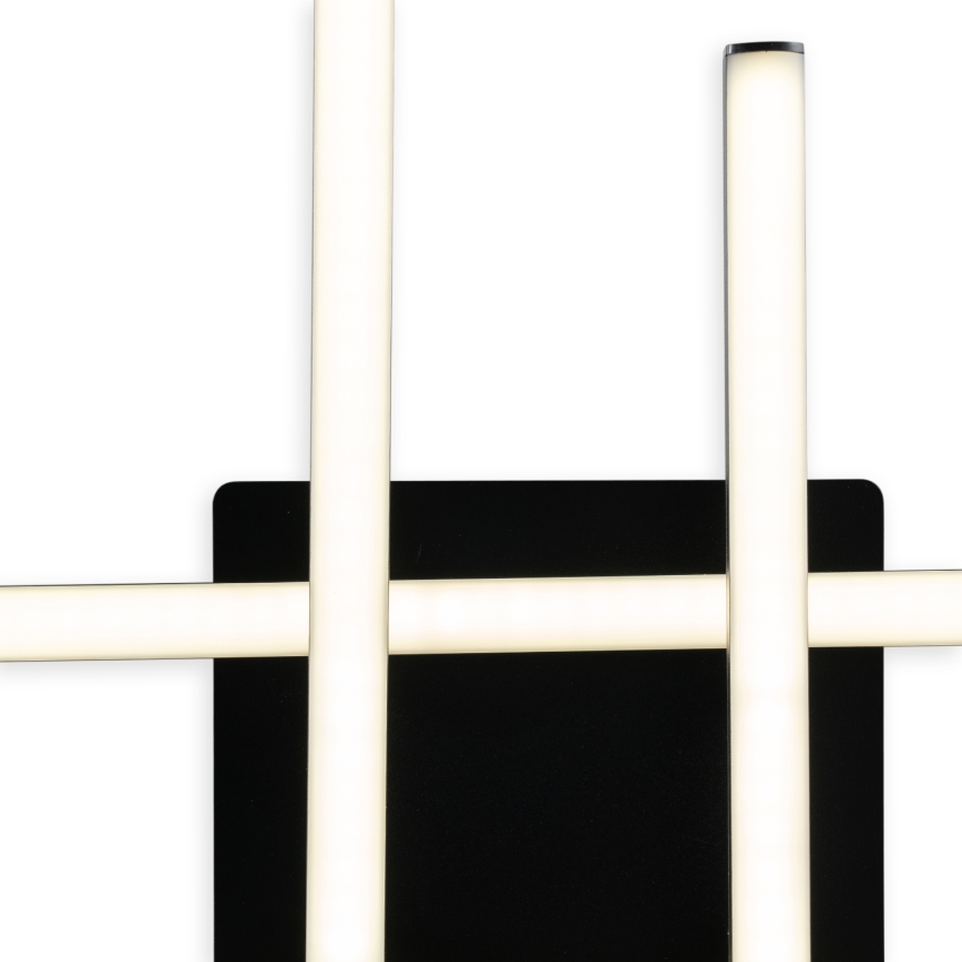 Brilagi - STRIPES LED Ceiling Light 37W/230V 68x68 cm Black