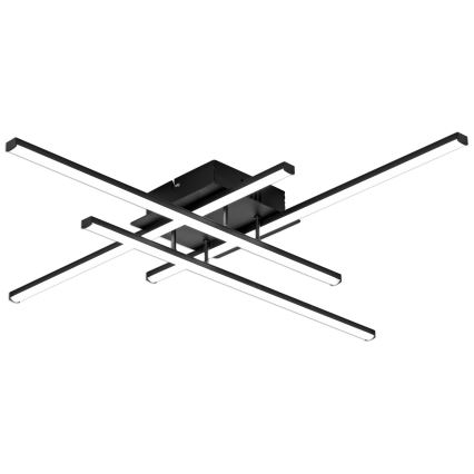 Brilagi - STRIPES LED Ceiling Light 37W/230V 68x68 cm Black