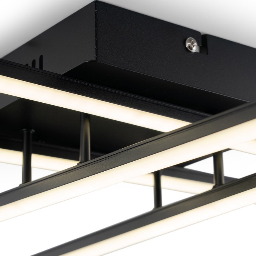 Brilagi - STRIPES LED Ceiling Light 37W/230V 68x68 cm Black