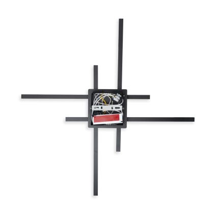 Brilagi - STRIPES LED Ceiling Light 37W/230V 68x68 cm Black