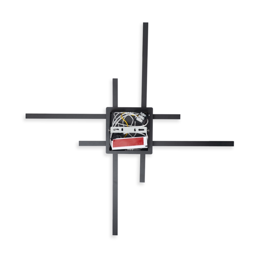 Brilagi - STRIPES LED Ceiling Light 37W/230V 68x68 cm Black