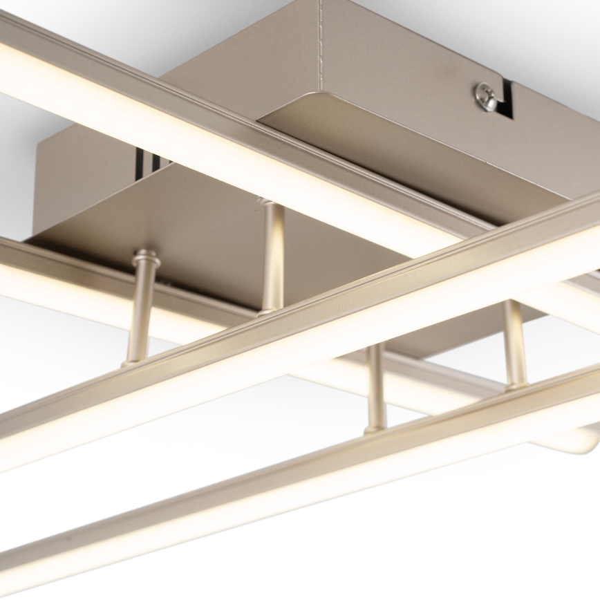 Brilagi - STRIPES LED Ceiling Light 37W/230V 68x68 cm Silver