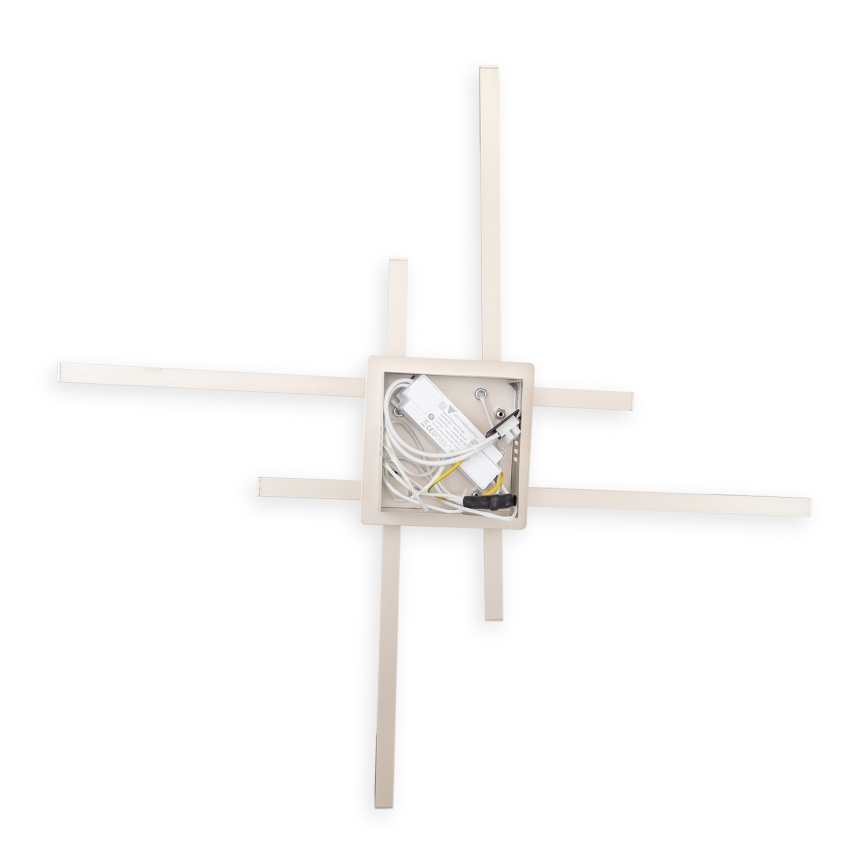 Brilagi - STRIPES LED Ceiling Light 37W/230V 68x68 cm Silver