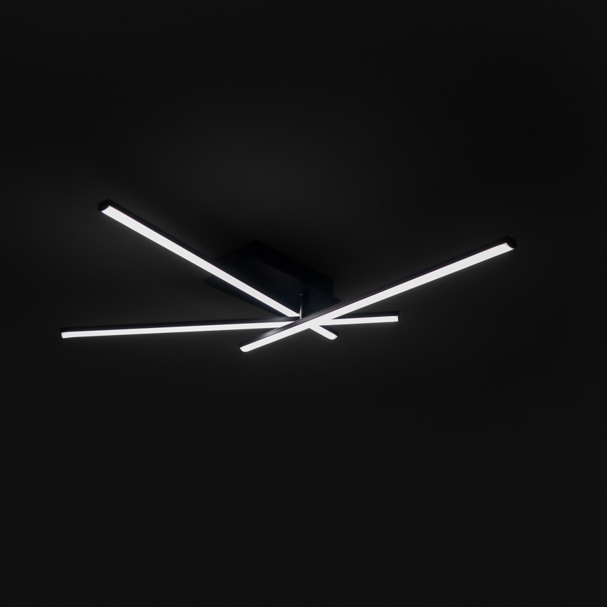 Brilagi - STRIPES LED Ceiling Light LED/30W/230V 51x78 cm Black