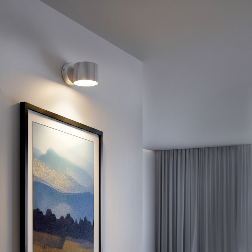 BRILAGI - LED RGB+CCT Dimmable Wall Spotlight STRIPY 1xGX53/14W/230V 2700-6500K Wi-Fi Tuya White