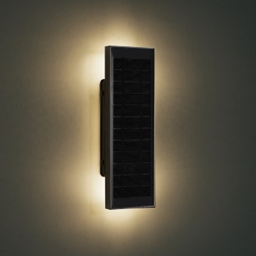 Brilagi - SUN Dimmable LED Solar Wall Light LED/2,5W/3,7V 30 cm 2000 mAh IP44