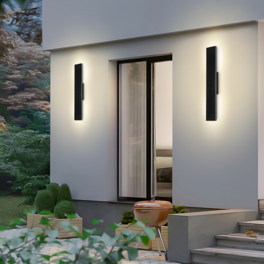 Brilagi - SUN LED Dimmable Solar Wall Light, 4W/230V, 60 cm, 4000 mAh, IP44
