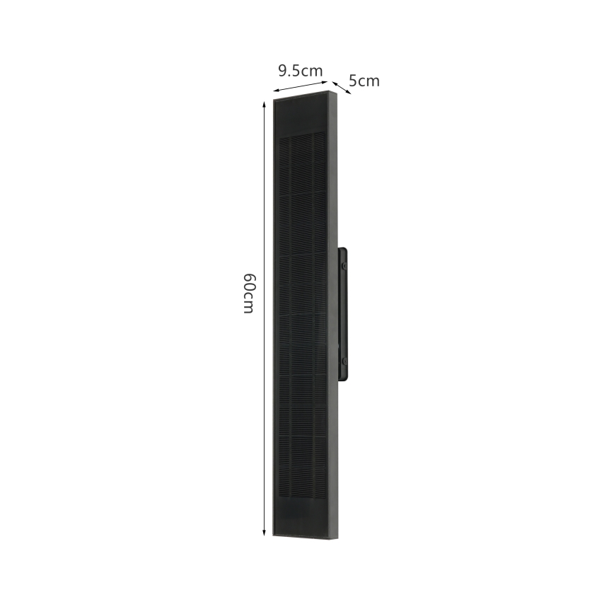 Brilagi - SUN LED Dimmable Solar Wall Light, 4W/230V, 60 cm, 4000 mAh, IP44