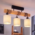 BRILAGI - Surface-mounted ceiling light NUBILA 3xE27/60W/230V pine/cream