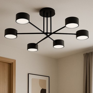 Brilagi - Surface-mounted chandelier 6xGX53/12W/230V black