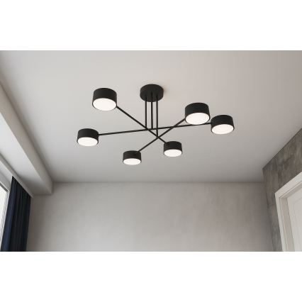 Brilagi - Surface-mounted chandelier 6xGX53/12W/230V black