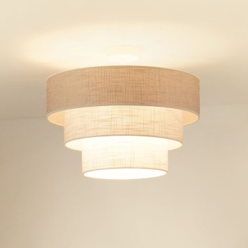 Brilagi - Surface-mounted chandelier ALASKA LUNETA 1xE27/15W/230V d. 45 cm grey/creamy