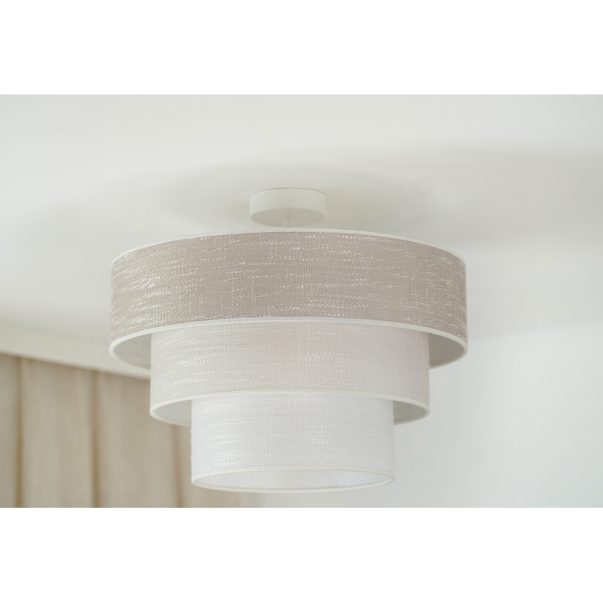 Brilagi - Surface-mounted chandelier ALASKA LUNETA 1xE27/15W/230V d. 45 cm grey/creamy