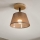 Brilagi - Surface-mounted chandelier ANTHONY 1xE14/60W/230V oak/brown