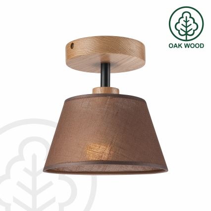 Brilagi - Surface-mounted chandelier ANTHONY 1xE14/60W/230V oak/brown