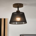 Brilagi - Surface-mounted chandelier ANTHONY 1xE14/60W/230V oak walnut/black