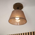 Brilagi - Surface-mounted chandelier ANTHONY 1xE14/60W/230V oak walnut/brown