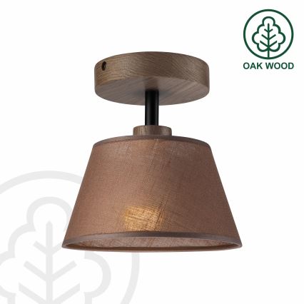 Brilagi - Surface-mounted chandelier ANTHONY 1xE14/60W/230V oak walnut/brown