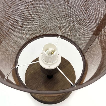 Brilagi - Surface-mounted chandelier ANTHONY 1xE14/60W/230V oak walnut/brown