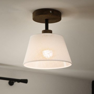 Brilagi - Surface-mounted chandelier ANTHONY 1xE14/60W/230V oak walnut/white