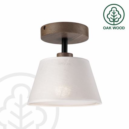 Brilagi - Surface-mounted chandelier ANTHONY 1xE14/60W/230V oak walnut/white