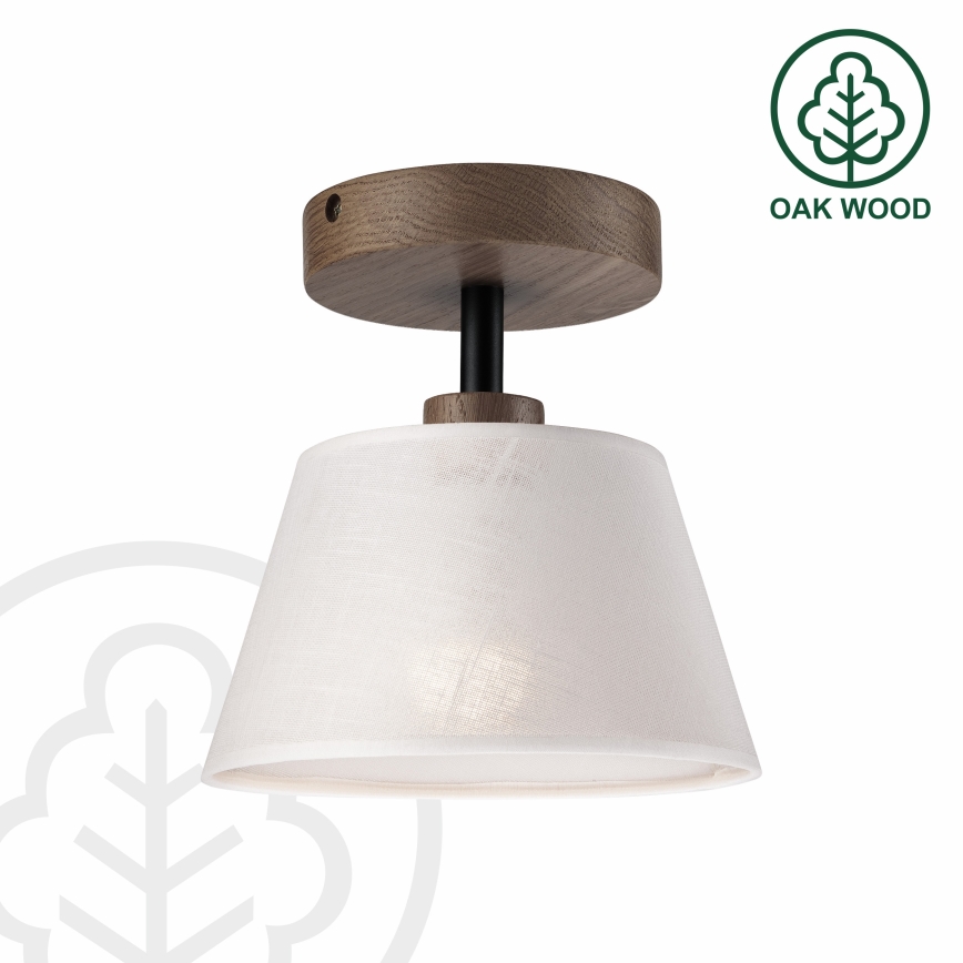 Brilagi - Surface-mounted chandelier ANTHONY 1xE14/60W/230V oak walnut/white