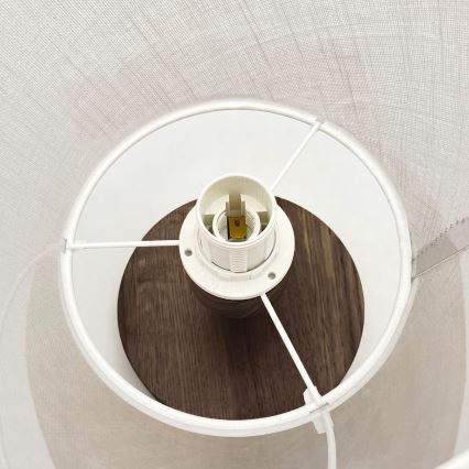 Brilagi - Surface-mounted chandelier ANTHONY 1xE14/60W/230V oak walnut/white