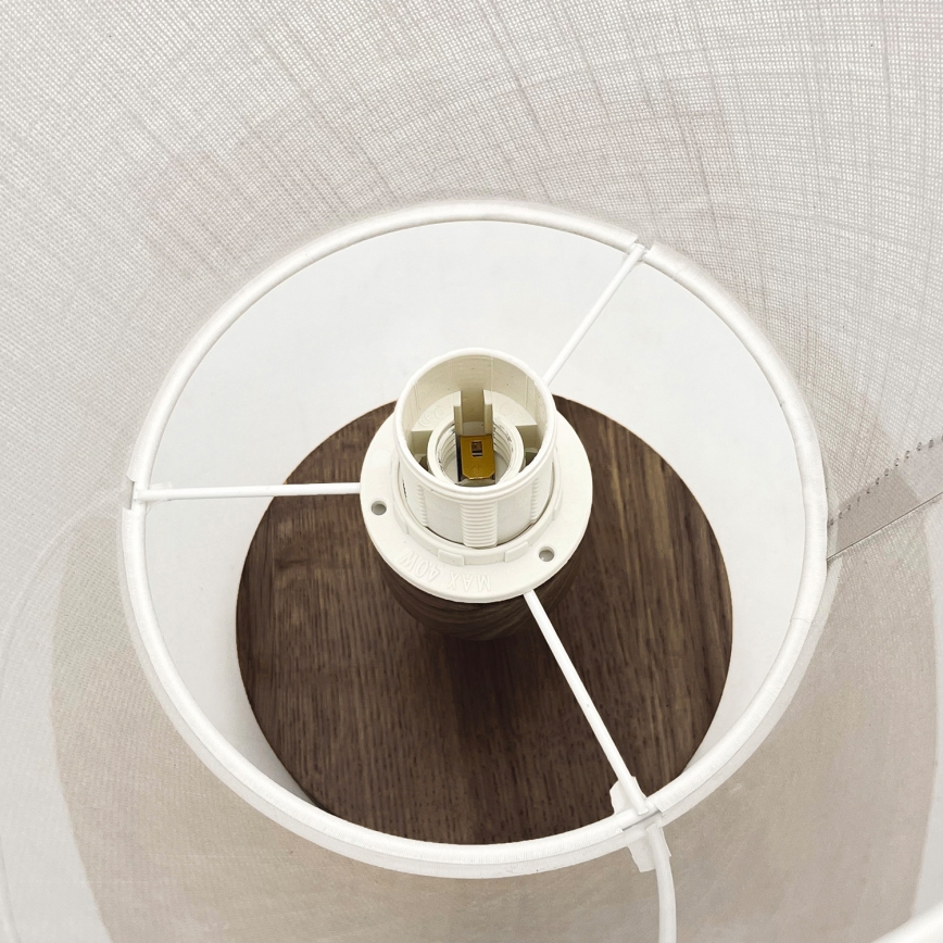 Brilagi - Surface-mounted chandelier ANTHONY 1xE14/60W/230V oak walnut/white