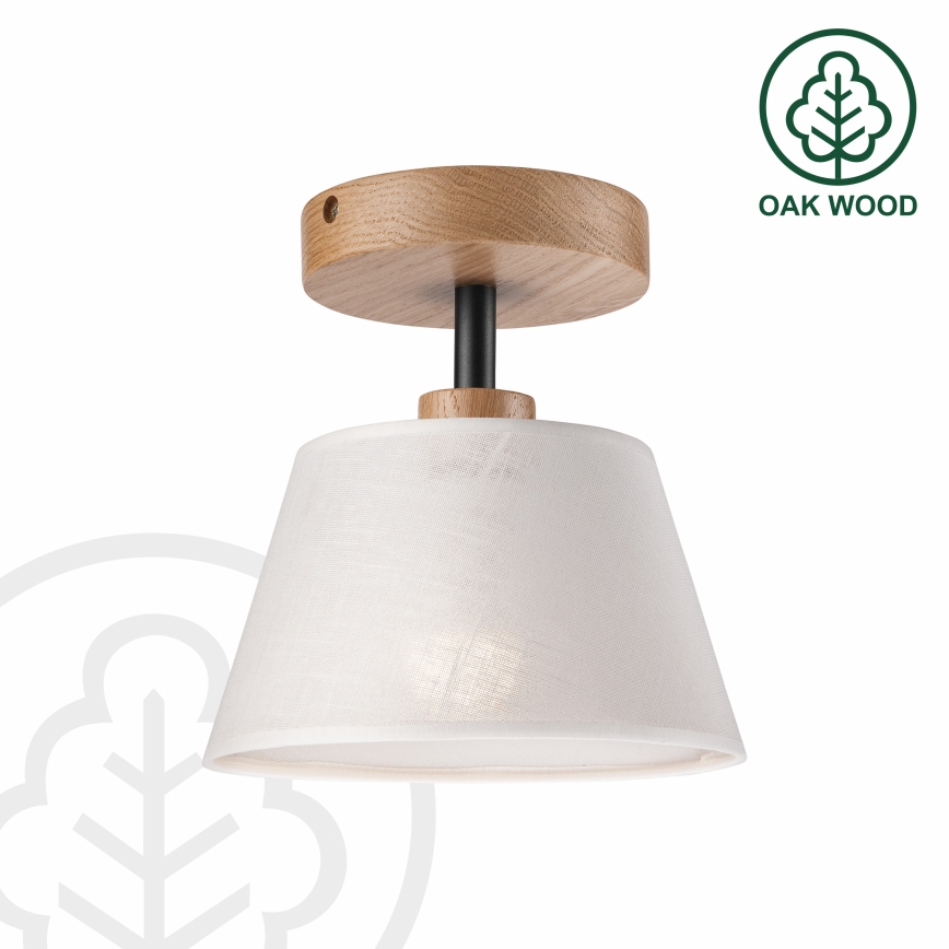 Brilagi - Surface-mounted chandelier ANTHONY 1xE14/60W/230V oak/white