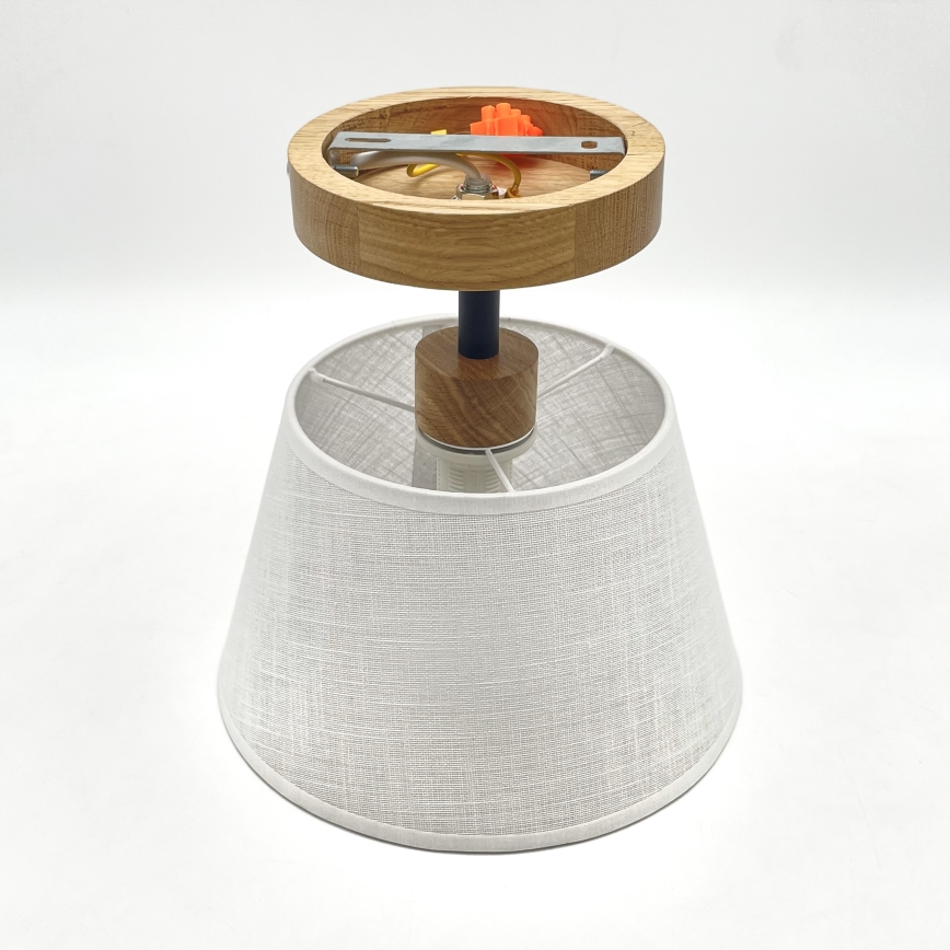 Brilagi - Surface-mounted chandelier ANTHONY 1xE14/60W/230V oak/white