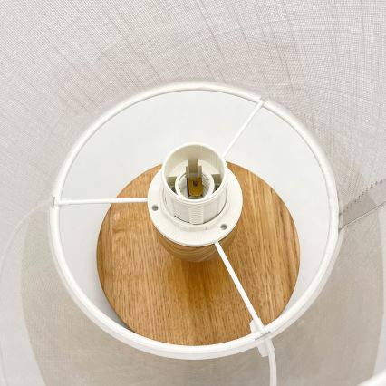 Brilagi - Surface-mounted chandelier ANTHONY 1xE14/60W/230V oak/white