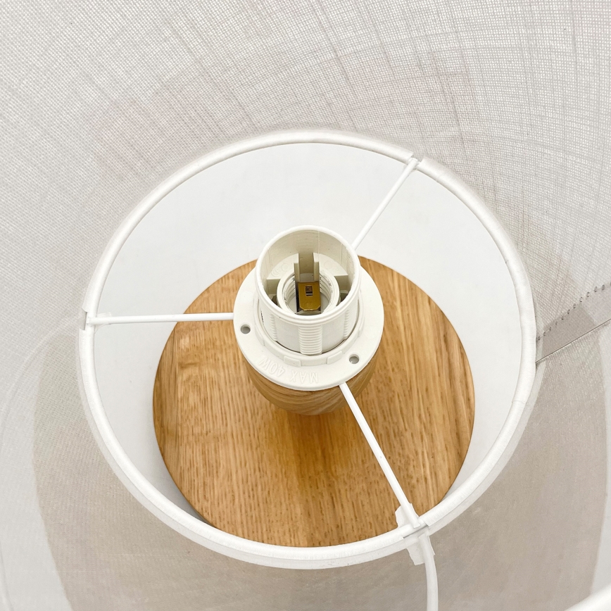 Brilagi - Surface-mounted chandelier ANTHONY 1xE14/60W/230V oak/white