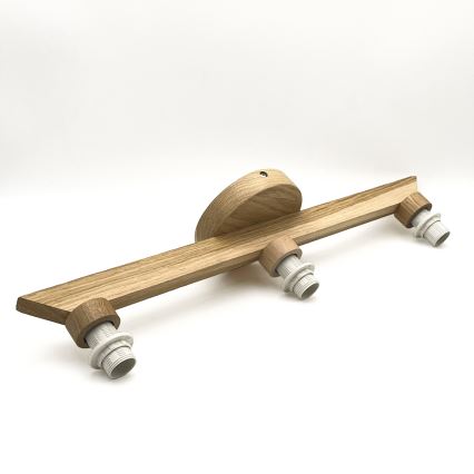 Brilagi - Surface-mounted chandelier ANTHONY 3xE14/40W/230V oak/beige