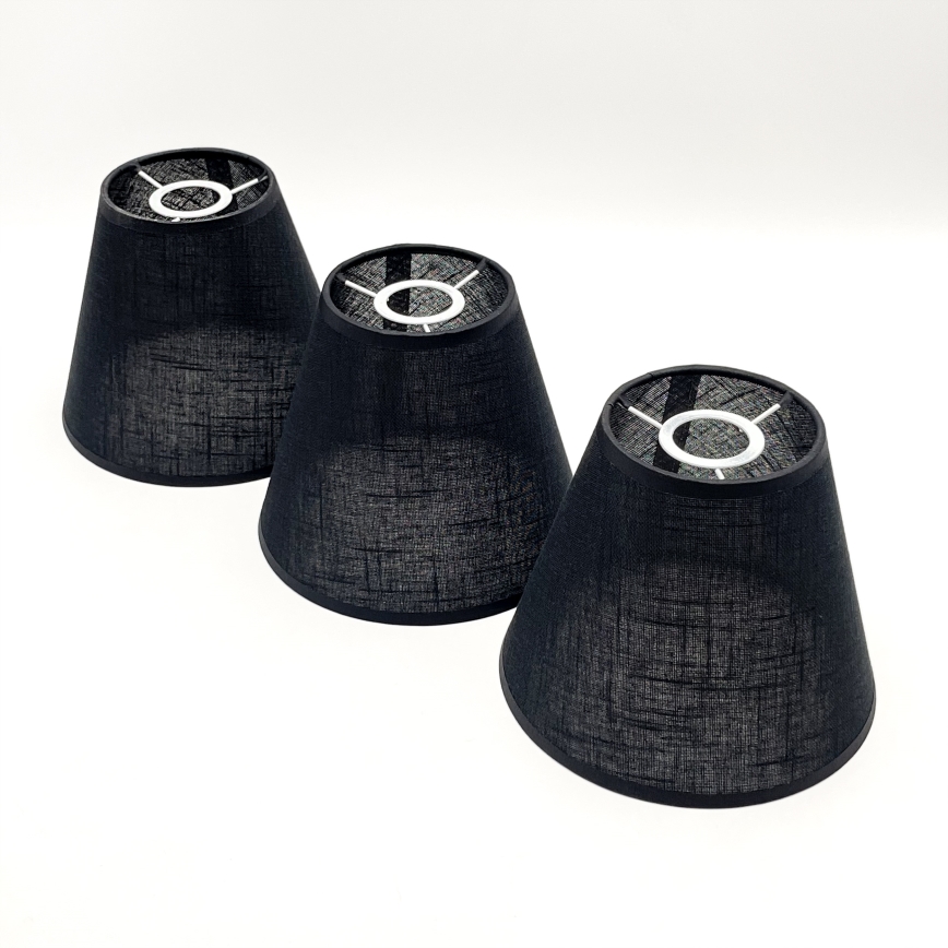 Brilagi - Surface-mounted chandelier ANTHONY 3xE14/40W/230V oak/black